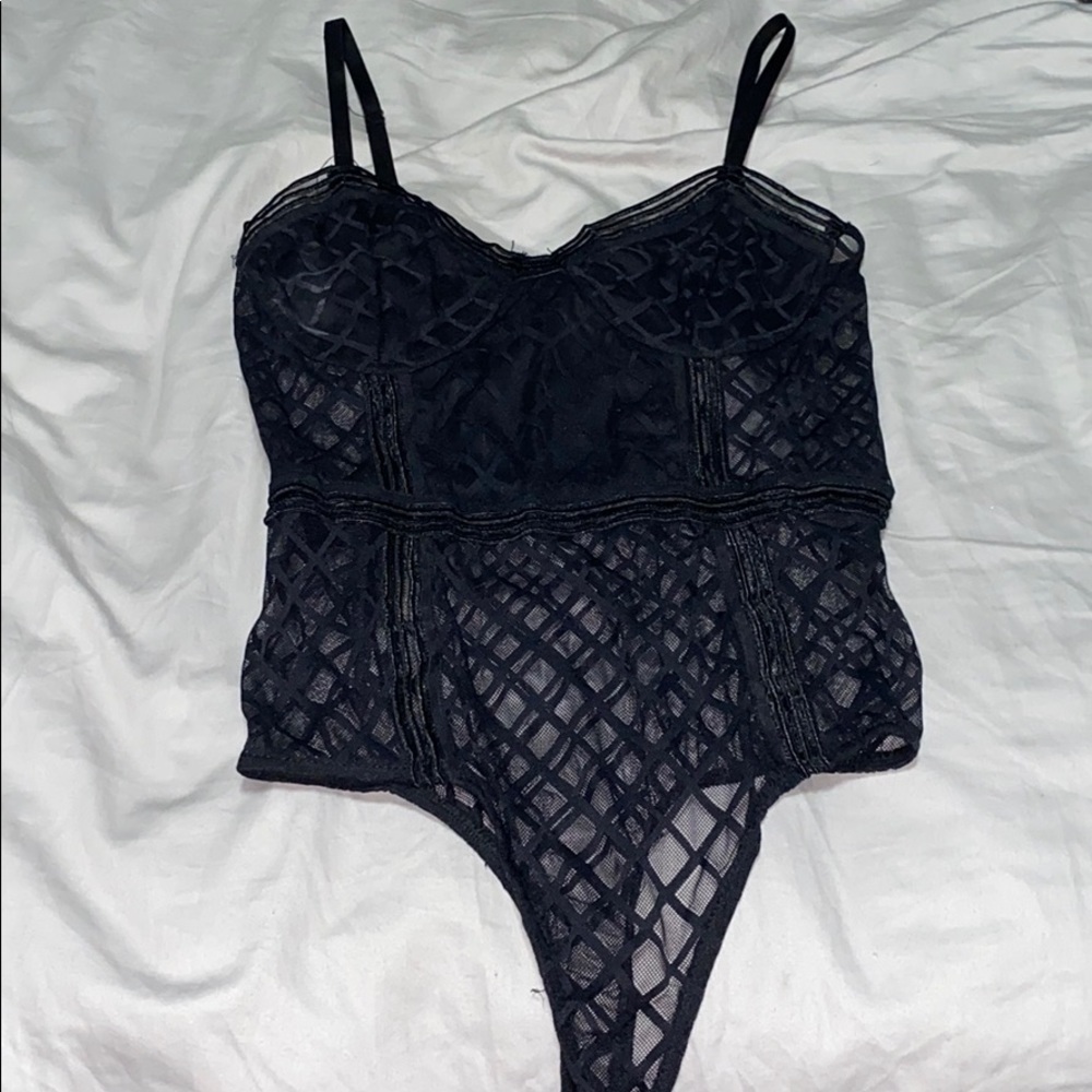 Sexy black body suit
